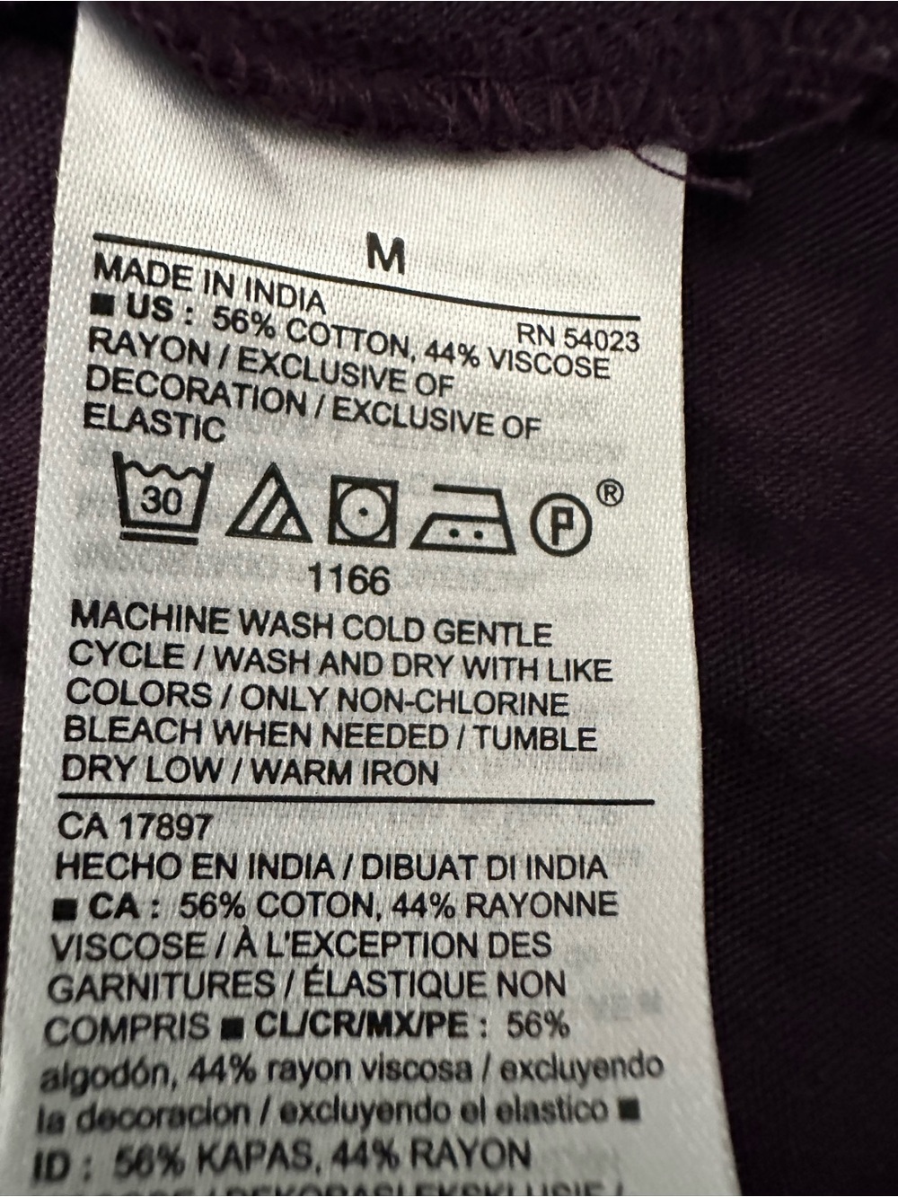Cottagecore Old Navy Deep Plum Boho Tiered Peasant Dress Balloon Long Sleeve M - Picture 8 of 10